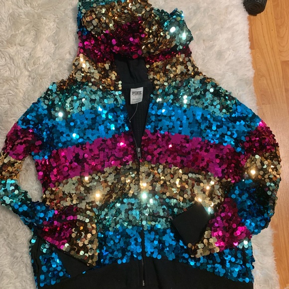 RARE RAINBOW SEQUIN FASHION SHOW EXCLUSIVE PINK VS - Picture 2 of 5